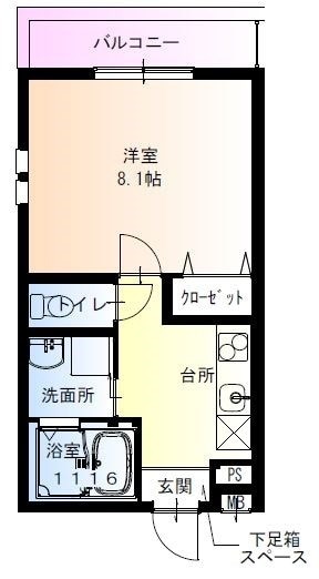 フジパレス尼崎橘通りの物件間取画像