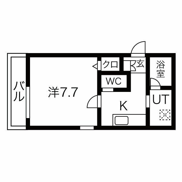 KTIレジデンス杭瀬の物件間取画像