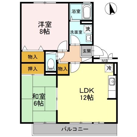 セジュール壹番館の物件間取画像