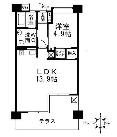 塚口フレックスの物件間取画像