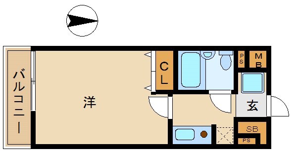 ハイツ中野の物件間取画像