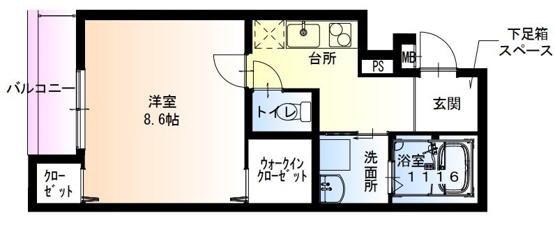 フジパレス伊丹北本町1番館の物件間取画像