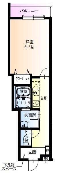 フジパレス西立花ウエストの物件間取画像