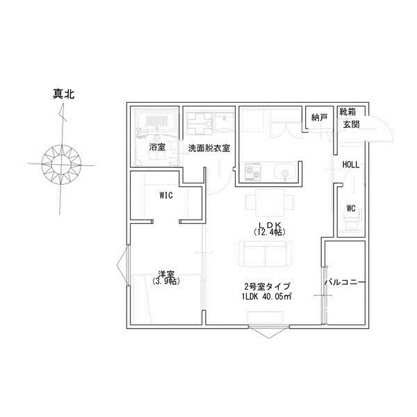 レガリスト尼崎の物件間取画像