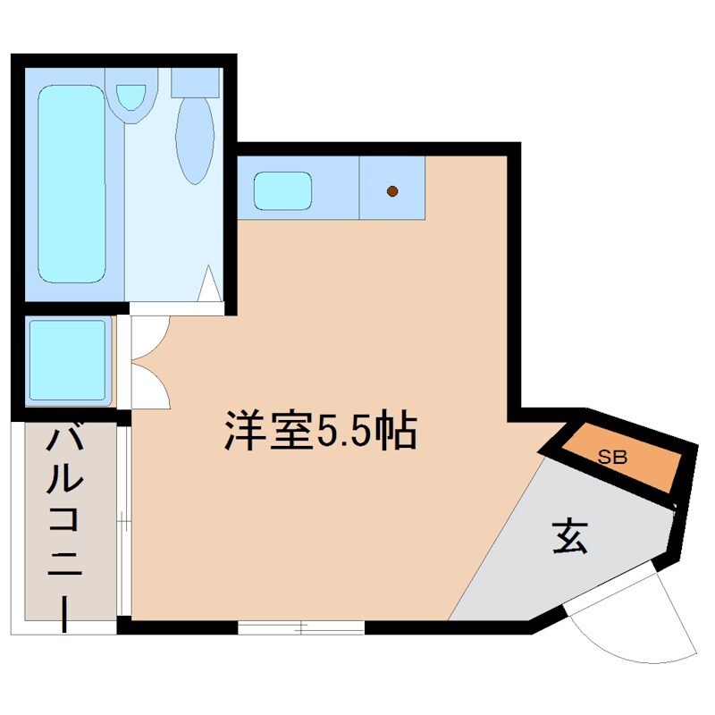 昭和通1丁目貸家の物件間取画像