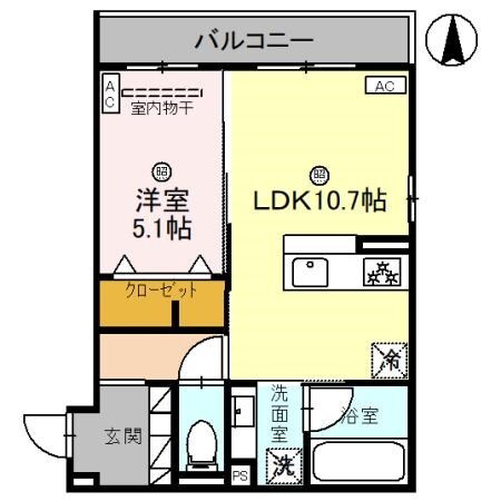 パレスリバティの物件間取画像