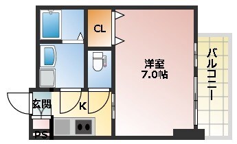 フォーリアライズ昭和南通2の物件間取画像