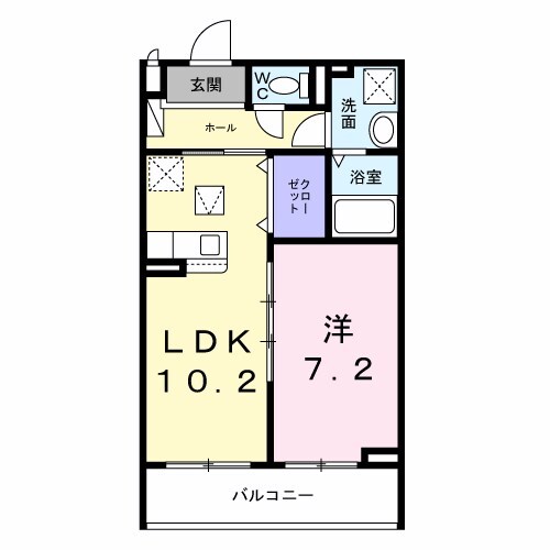 （仮）浜田町２丁目アパートの物件間取画像