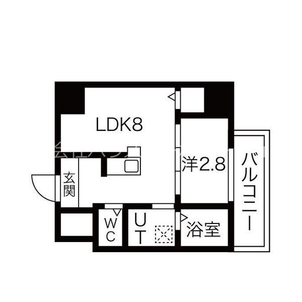 大物駅 徒歩10分 1階の物件間取画像