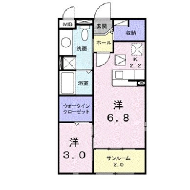 塚口駅 徒歩8分 1階の物件間取画像