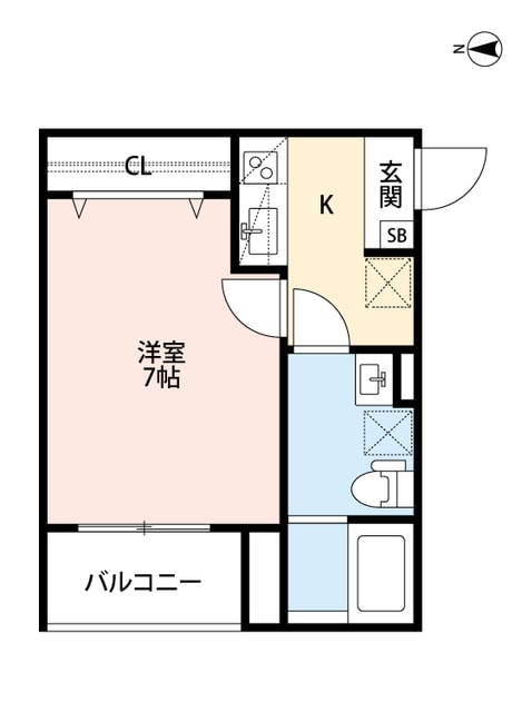 蛍池駅 徒歩6分 1階の物件間取画像