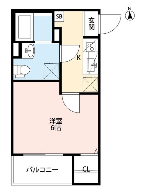 緑橋駅 徒歩8分 1階の物件間取画像