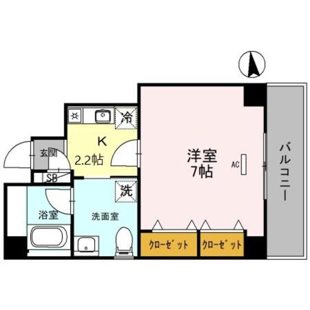 都島駅 徒歩8分 6階の物件間取画像