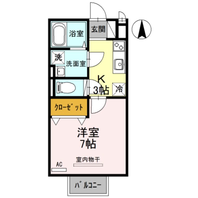 尼崎センタープール前駅 徒歩8分 2階の物件間取画像