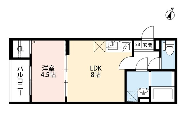 曽根駅 徒歩11分 3階の物件間取画像