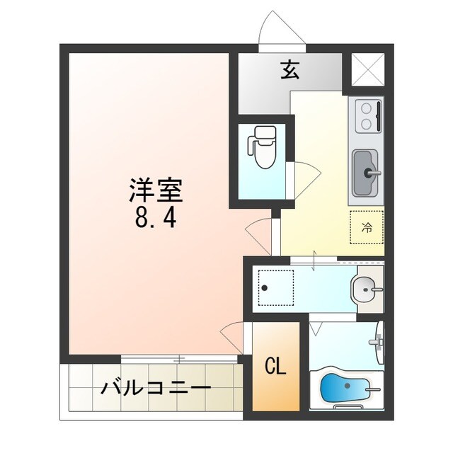 塚口駅 徒歩7分 3階の物件間取画像