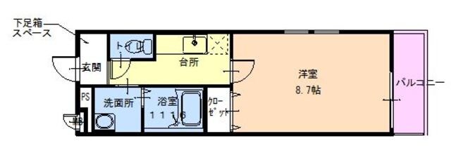 フジパレス武庫之荘Ⅲ番館の物件間取画像