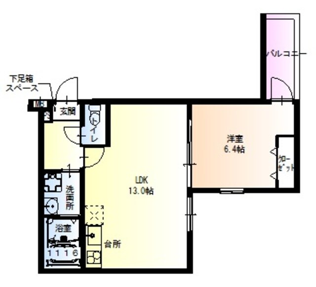 フジパレス月出町の物件間取画像