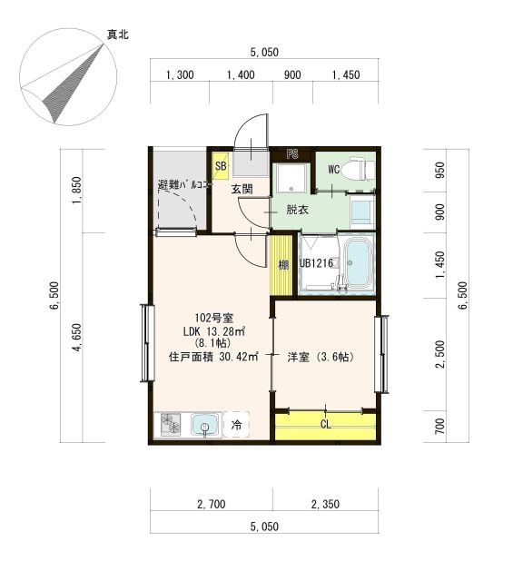 アーバンヒルズ淡路の物件間取画像