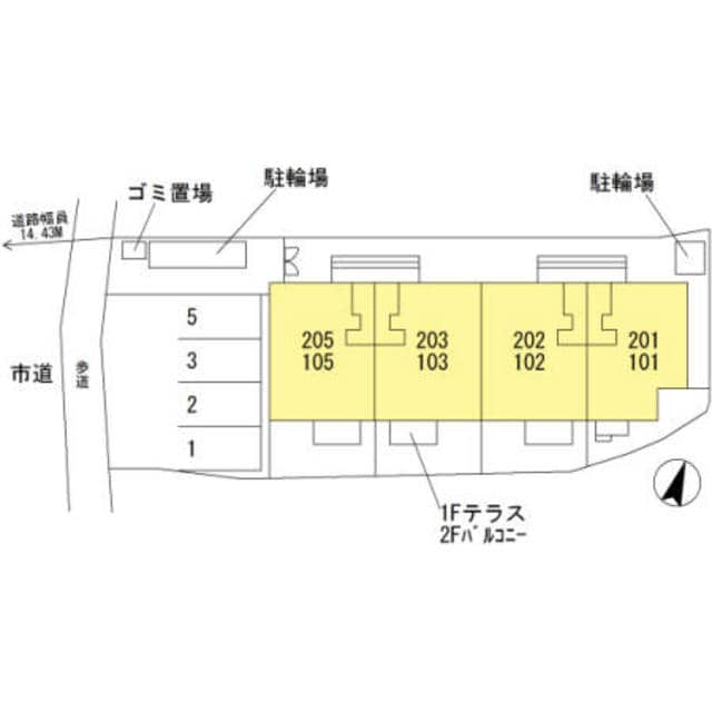 山本駅 徒歩5分 2階の物件外観写真