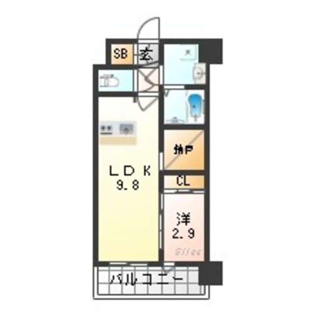 高井田駅 徒歩7分 6階の物件間取画像