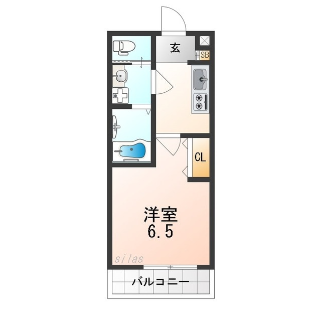 南方駅 徒歩11分 1階の物件間取画像