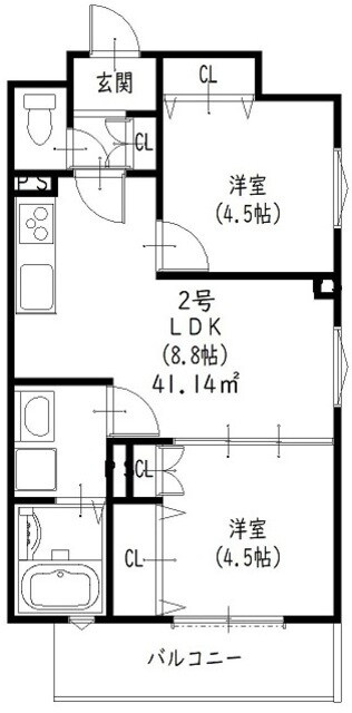 千船駅 徒歩4分 2階の物件間取画像