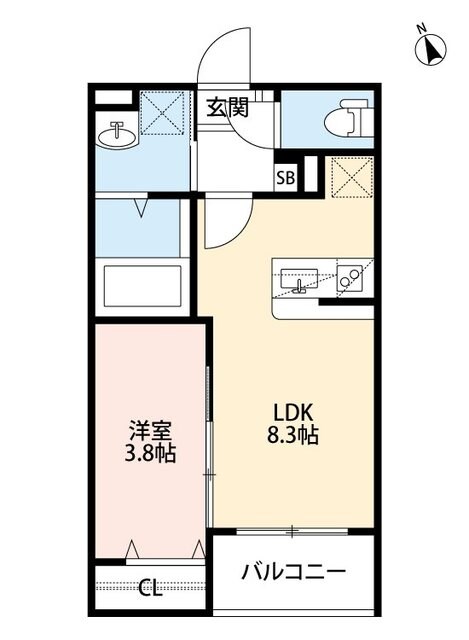 甲子園駅 徒歩12分 3階の物件間取画像