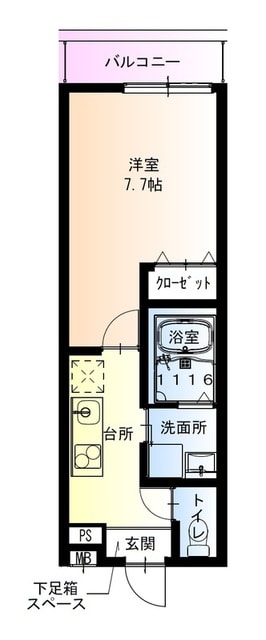 神崎川駅 徒歩9分 2階の物件間取画像