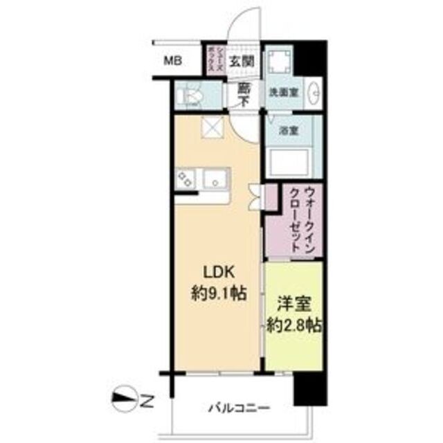 東三国駅 徒歩4分 10階の物件間取画像