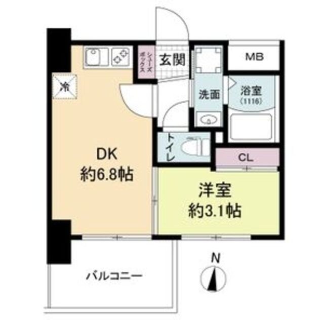 東三国駅 徒歩4分 10階の物件間取画像