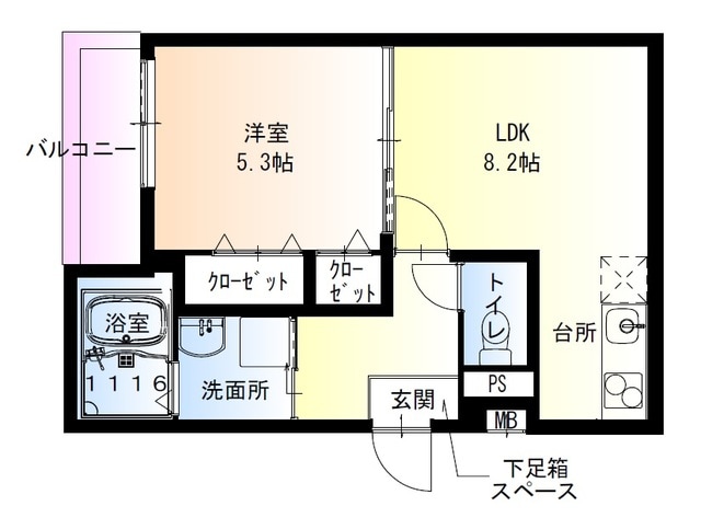 石橋阪大前駅 徒歩12分 2階の物件間取画像