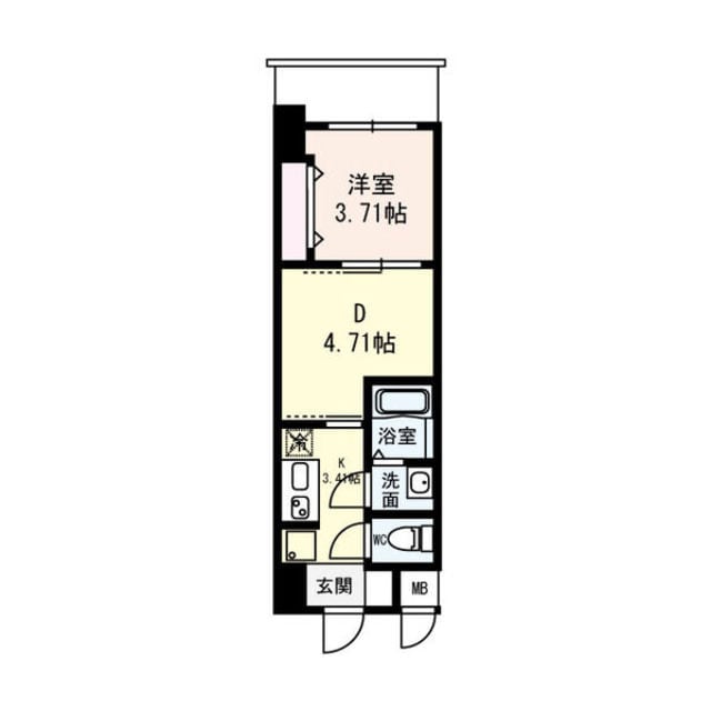 江坂駅 徒歩12分 6階の物件間取画像