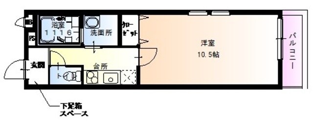 上新庄駅 徒歩10分 2階の物件間取画像