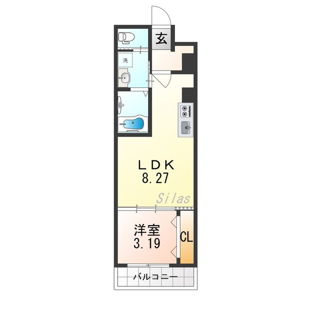 門真南駅 徒歩1分 2階の物件間取画像