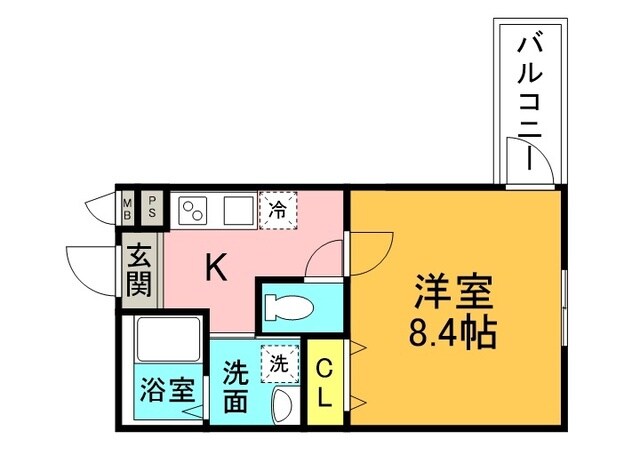 園田駅 徒歩11分 1階の物件間取画像