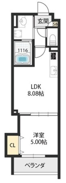 寝屋川市駅 徒歩10分 3階の物件間取画像