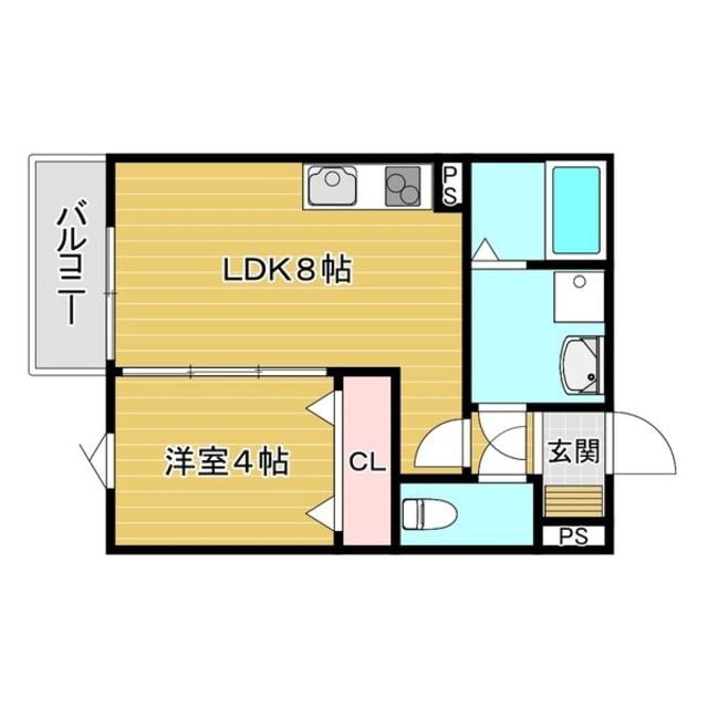 上新庄駅 徒歩8分 3階の物件間取画像