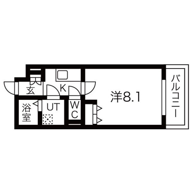 Mv.fm大阪放出Ⅱの物件間取画像