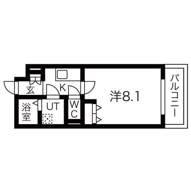 今福鶴見駅 徒歩13分 1階の物件間取画像