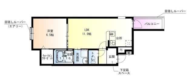 だいどう豊里駅 徒歩6分 3階の物件間取画像