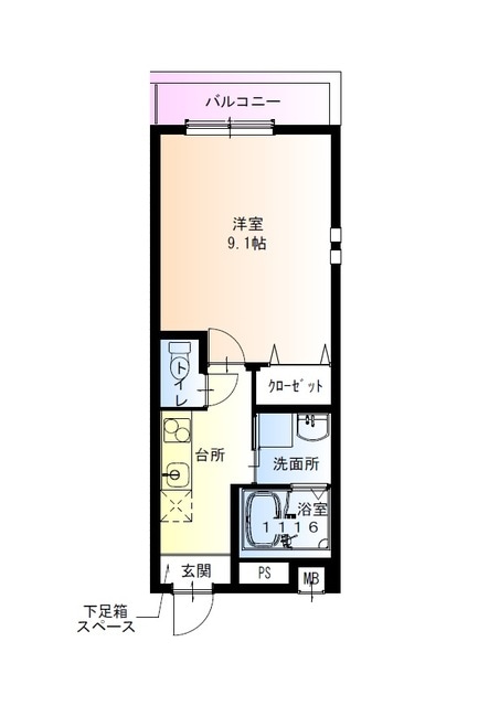 吹田駅 徒歩7分 3階の物件間取画像