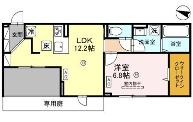 十三駅 徒歩13分 1階の物件間取画像