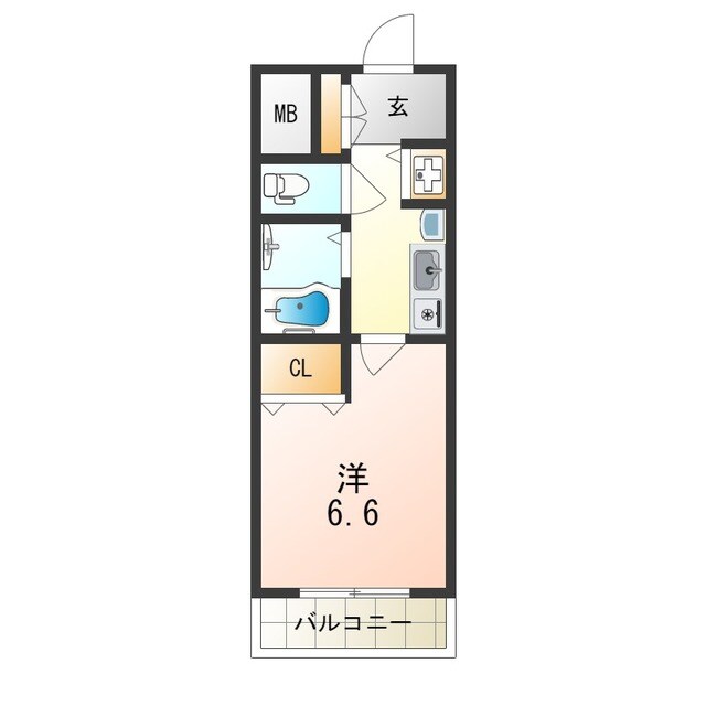 姫島駅 徒歩9分 3階の物件間取画像