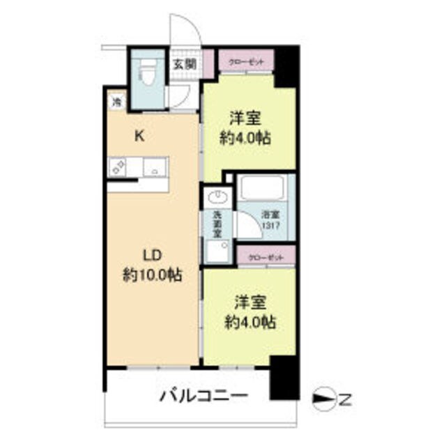 新大阪駅 徒歩9分 4階の物件間取画像