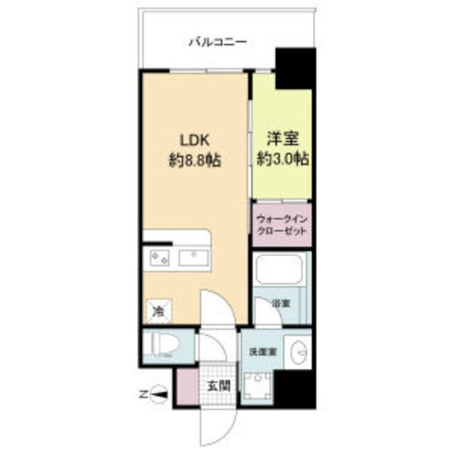 新大阪駅 徒歩8分 11階の物件間取画像