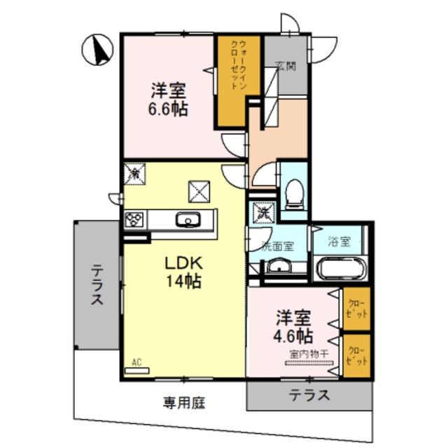アヴニール箕面の物件間取画像