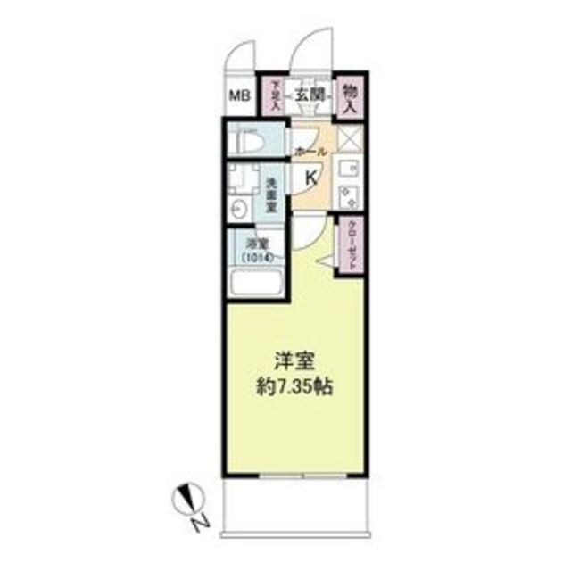 ブランシエスタ天満の物件間取画像