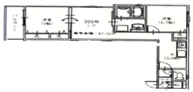 蛍池駅 徒歩7分 2階の物件間取画像