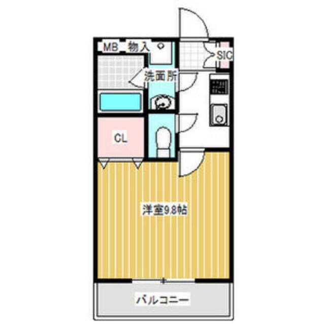 フリーディオ門真Ⅲの物件間取画像